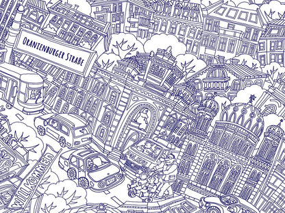 Berlin Mitte: Ballpoint Sketch Edition
