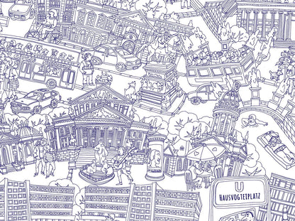 Berlin Mitte: Ballpoint Sketch Edition