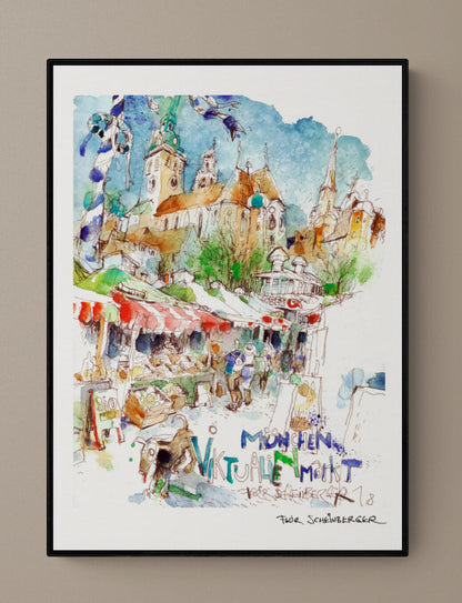 Viktualienmarkt in München