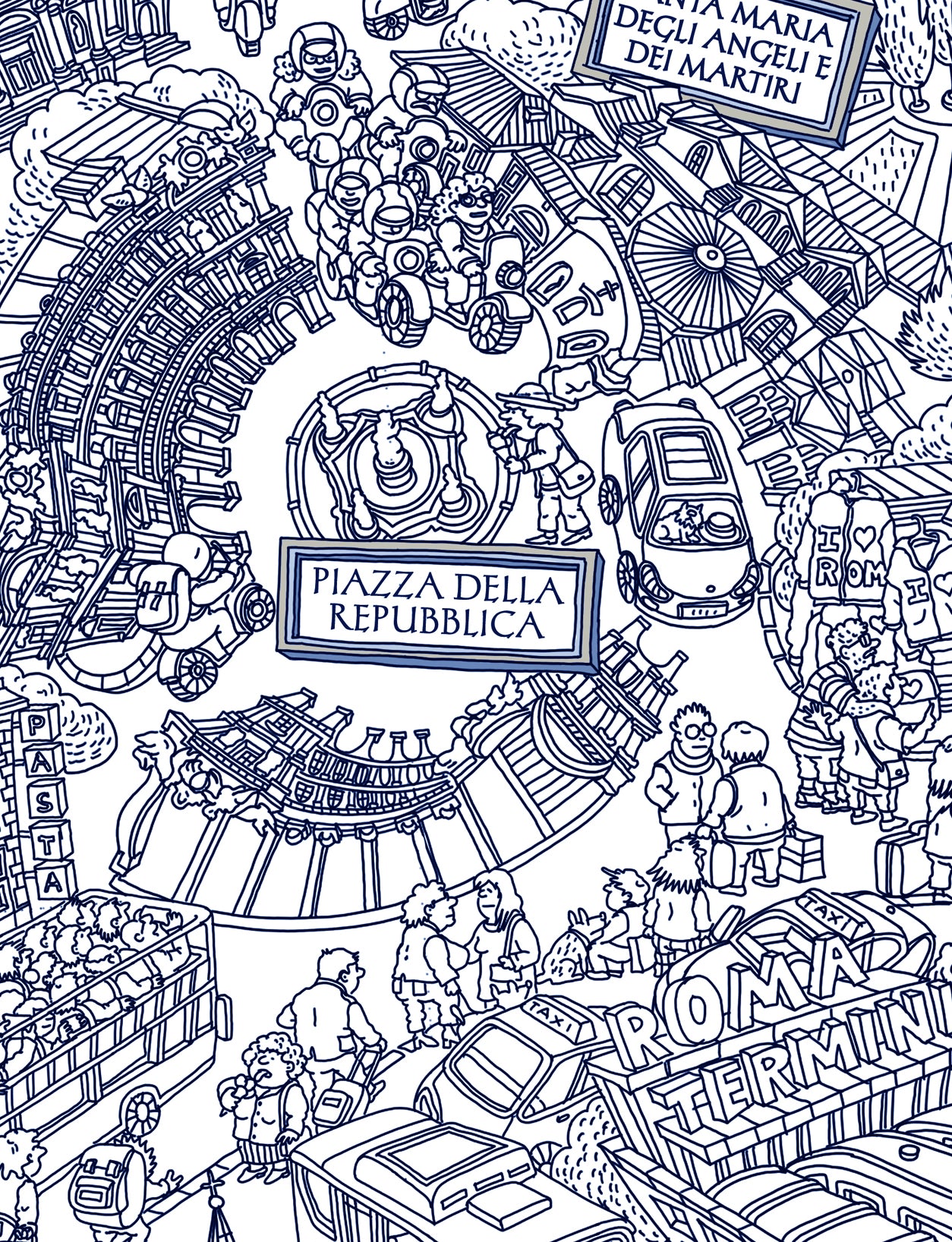 Rome: Ballpoint Sketch Edition