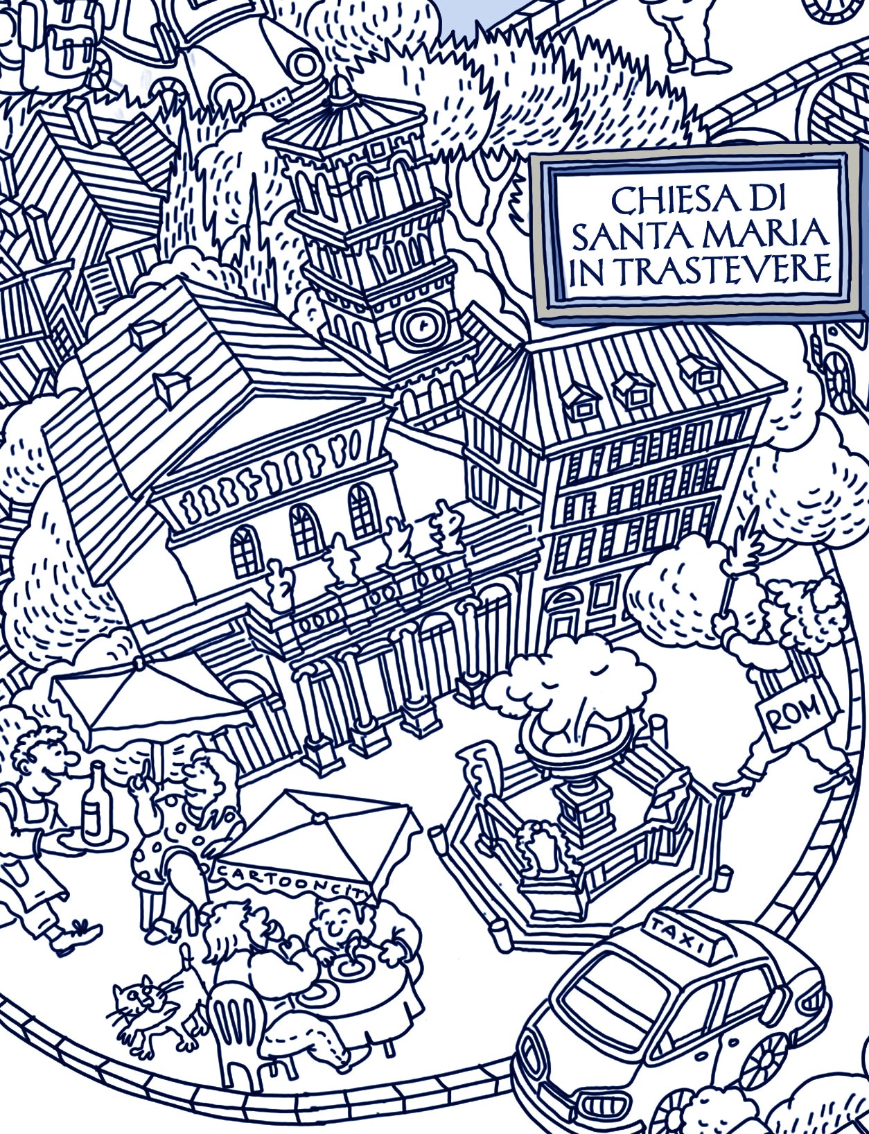 Rome: Ballpoint Sketch Edition
